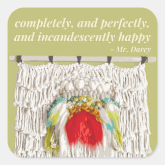 Incandescently Happy Pride and Prejudice Sticker