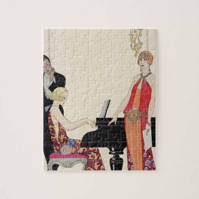 Incantation, illustration for 'Gazette du Bon Jigsaw Puzzle (Vertical)