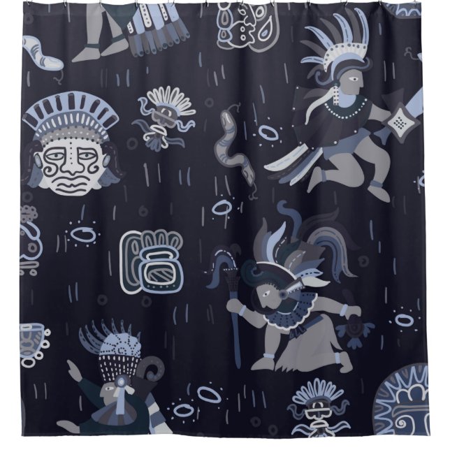 Incas pattern seamless design graphic (Front)