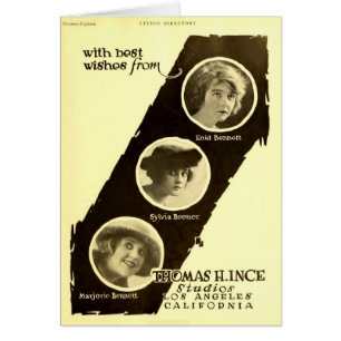 Ince actresses 1918 silent film exhibitor ad