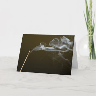 Incense Burning Card