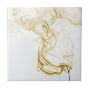 Incense Smoke Ceramic Photo Tile