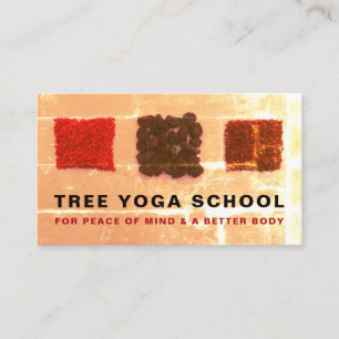 Incense Squares, Yoga Instructor Business Card