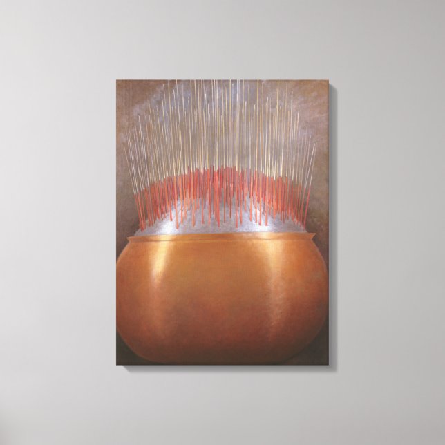 Incense Sticks Canvas Print (Front)