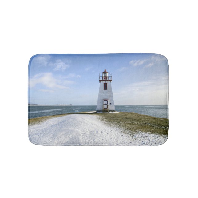Inch Arran Lighthouse | New Brunswick Bath Mat (Front)