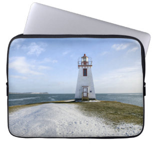 Inch Arran Lighthouse New Brunswick Laptop Sleeve