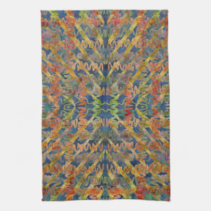 Inchworms West By Southwest Kitchen Towel