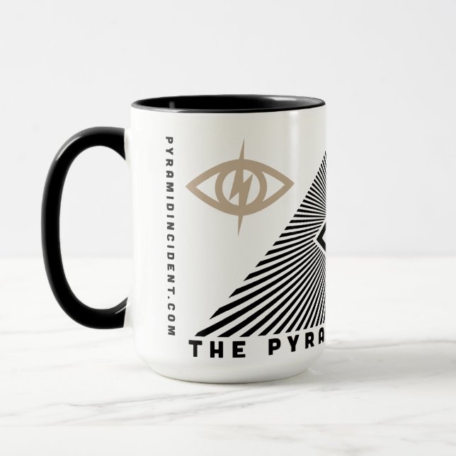 Incident pyramidal Big Mug - 15 oz (Gauche)