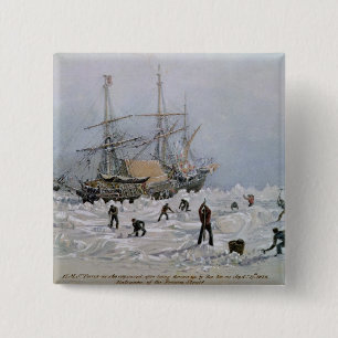 Incidents on a Trading Journey: HMS Terror 2 Inch Square Button