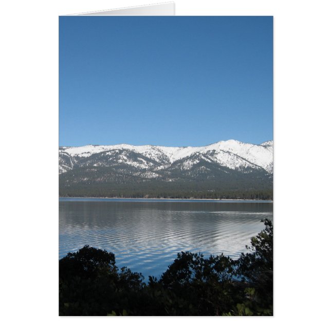 Incline Village, North Shore Lake Carte Tahoe (Devant)