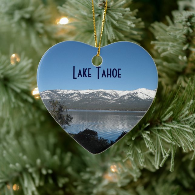 Incline Village, North Shore Lake Tahoe Ceramic Ornament (Tree)
