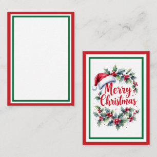 Include A Personal Note with your Christmas Gift Card