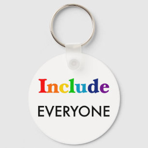 Include Everyone  - Neurodiversity Awareness Keychain
