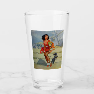 INCLURE LE VERRE PEINT DE LA FILLE