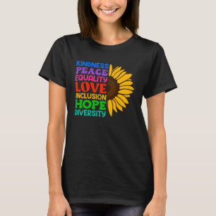 Inclusion Acceptance Kindness Solidarity Awareness T-Shirt