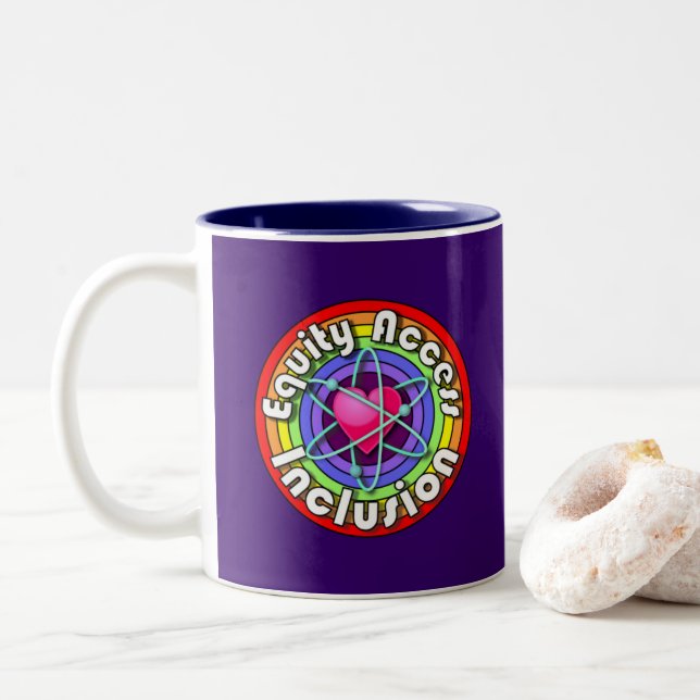 Inclusion d'accès de capitaux propres : Tasse de (Avec donut)