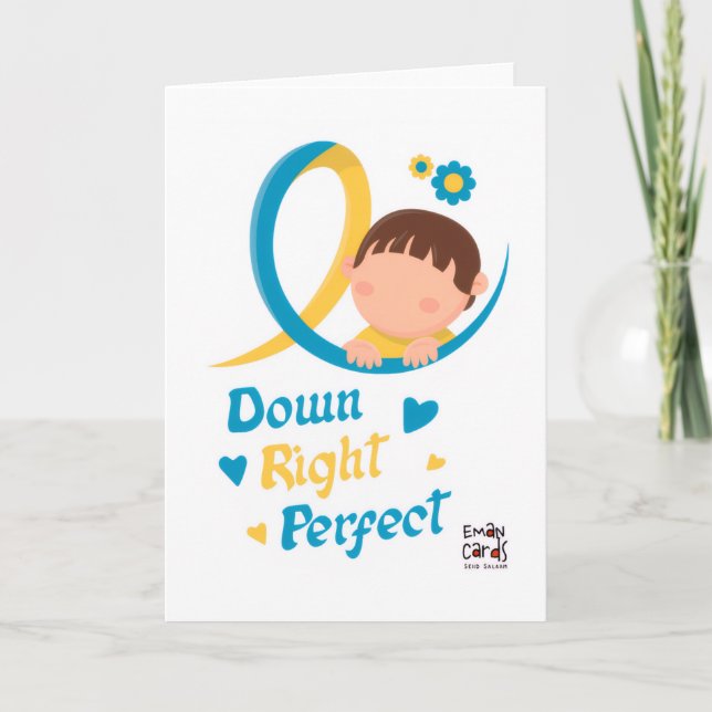 Inclusion for Down Syndrome - Perfect Card (Front)