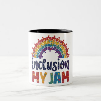  Inclusion is My Jam Two-Tone Coffee Mug