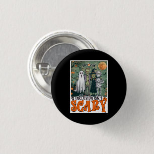 Inclusion Isn't Scary Halloween Horror Characters 1 Inch Round Button