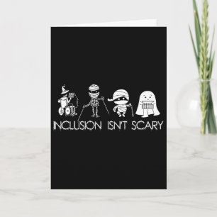 Inclusion Isn't Scary Slp Halloween Sped Teacher G Card