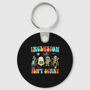 Inclusion Isn't Y Halloween Sped Teacher Women Men Keychain