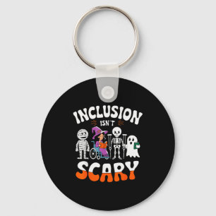 Inclusion Isn't Y Sped Halloween Special Education Keychain
