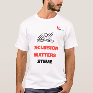 Inclusion Matters Disability Pride Custom Name T-Shirt