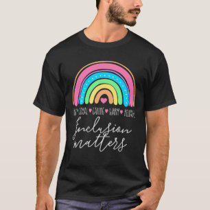Inclusion Matters Special Education Autism Neurodi T-Shirt