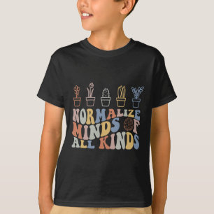 Inclusion Normalize Minds Of All Kinds Autism Awar T-Shirt