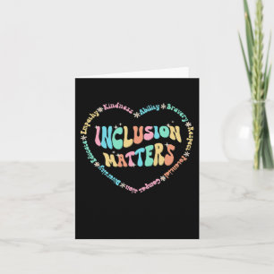 Inclusion Problems Autism Awareness Sped Teacher K Card