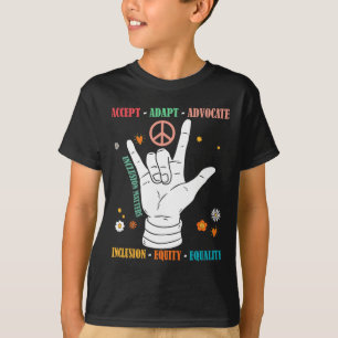 Inclusion Problems Autism Awareness Teacher Inspir T-Shirt