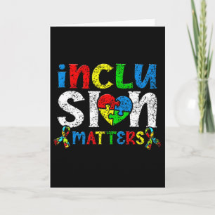 Inclusion Problems Autists Autist Autistic Support Card