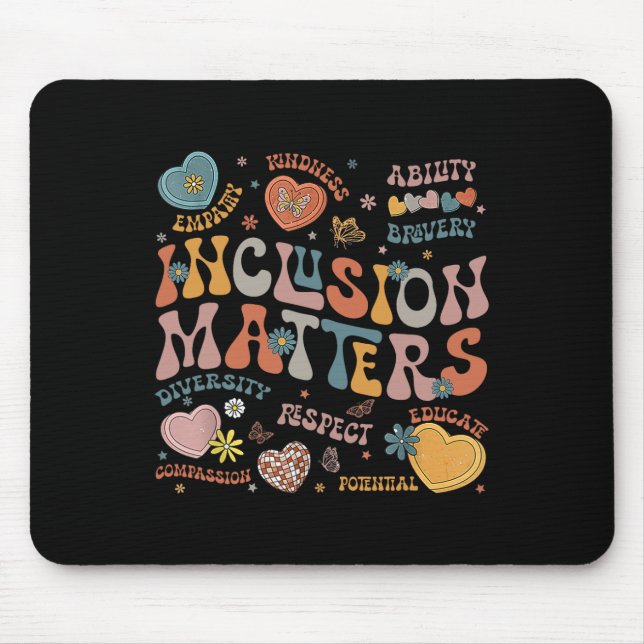 Inclusion Problems Shirt Autism Awareness Special  Mouse Pad (Front)