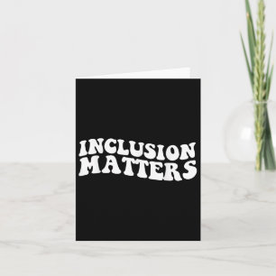 Inclusion S Special Education Autism Awareness Card