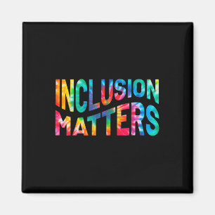 Inclusion S Tie Dye Special Education Teacher Wome Magnet