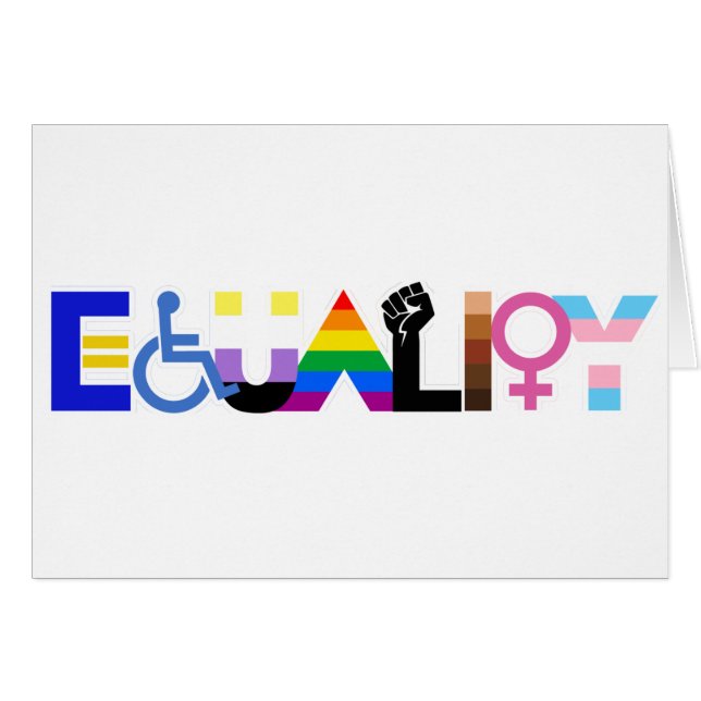 Inclusive Equality Flag (Front Horizontal)
