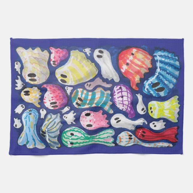 Inclusive Ghosts Kitchen Towel (Horizontal)