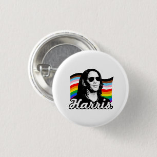 Inclusive Harris Flag 1 Inch Round Button