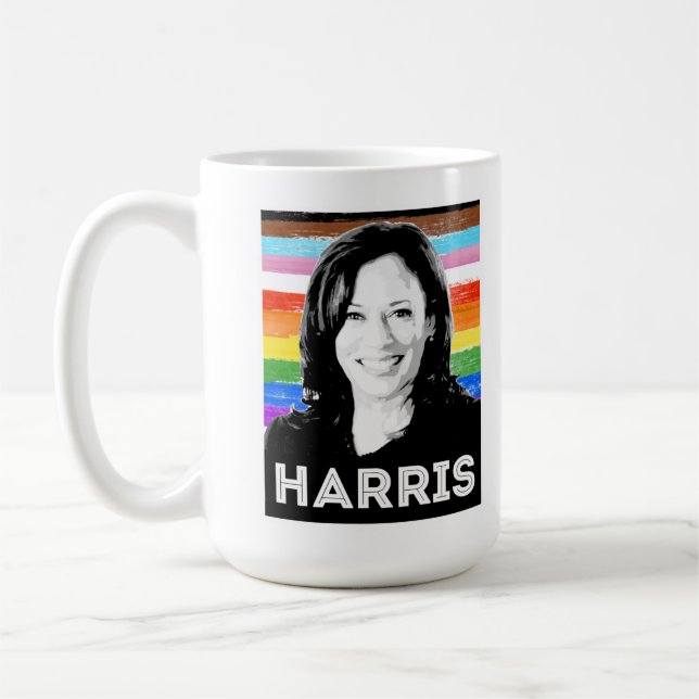 Inclusive Harris Pride Poster Coffee Mug (Left)