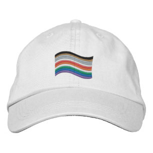 Inclusive Pride Flag Embroidered Baseball Cap