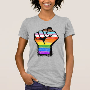 Inclusive Progress Pride Fist T-Shirt