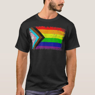 Inclusive Progress Pride Flag Gay Pride LGBTQ+ BIP T-Shirt