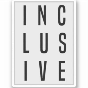 INCLUSIVE STICKER
