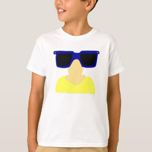 Incognito Moustache & Glasses Kids Basic T-Shirt