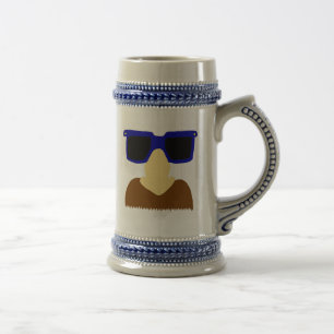 Incognito Moustache & Glasses Stein