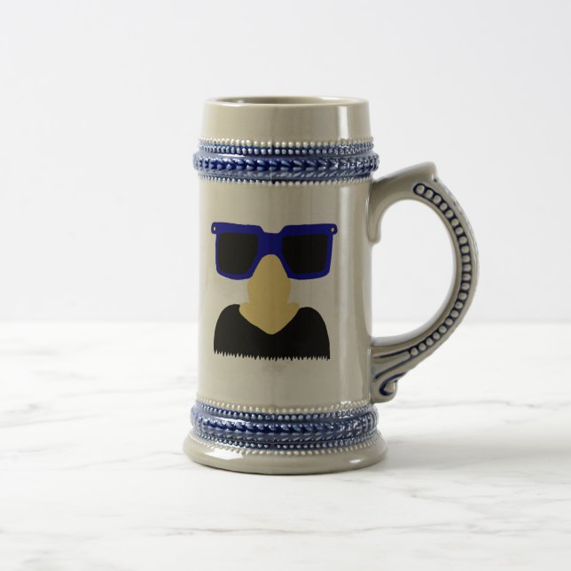 Incognito Moustache & Glasses Stein (Right)
