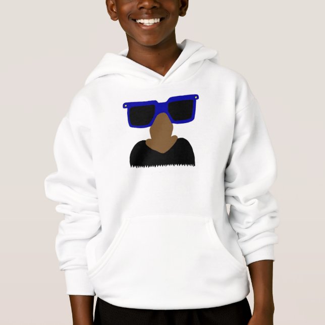 Incognito Moustache & lunettes Enfants Sweat - shi (Devant)