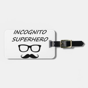 Incognito Superhero 04B Luggage Tag