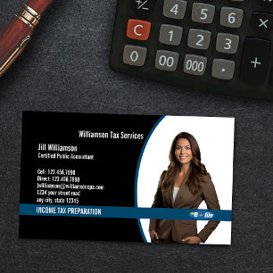 Income Tax Preparation Services  Business Card