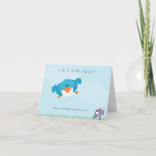 Incoming Birthday Wishes Card
